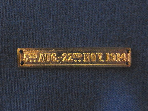 5th Aug-22 nd Nov 1914 Bar