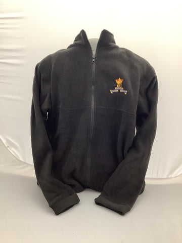 Full Zip Fleece Black