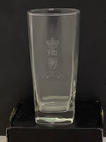 Company whiskey glass