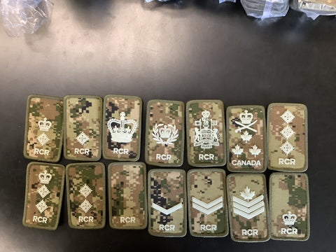 Regimental CADPAT MT Ranks