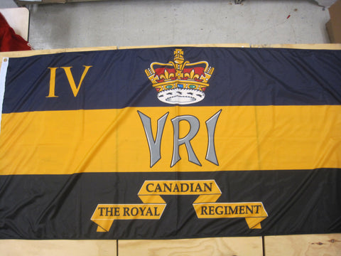 Regimental banner 4 RCR 3x6