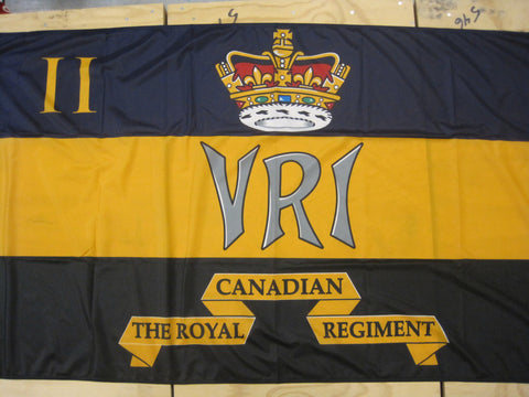 Regimental banner 2 RCR 3x6