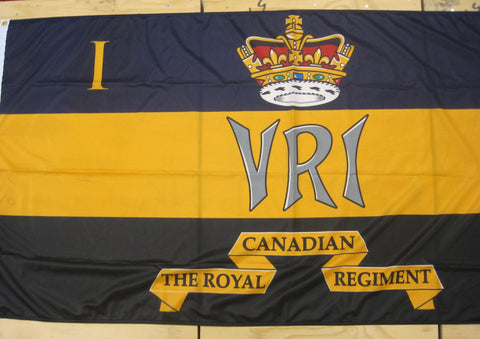 Regimental banner 1 RCR 3x6