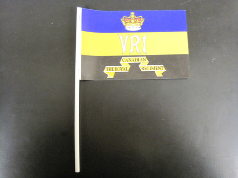 Regimental paper flag