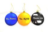 3 Pack Of The ROYAL CANADIAN REGIMENT Christmas Ornaments