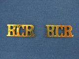 RCR shoulder titles